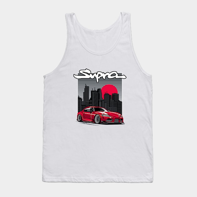 Supra MK5 Red Tank Top by cturs